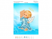 Схема вышивки бисером «Ангел з ракушкою» (A6)