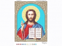 Схема вишивки бісером «Ісус 3446-1» (A4)