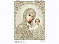 Схема вишивки бісером «Казанская 3445-1к» (A4)