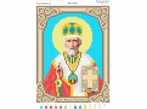 Схема вышивки бисером «Св Николай» (A6)