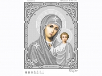 Схема вишивки бісером «Казанская 3445-1с» (A4)