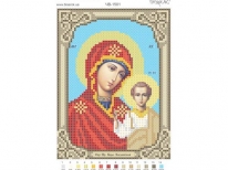 Схема вышивки бисером «МБ Казанская» (A6)